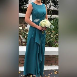 Teal gown